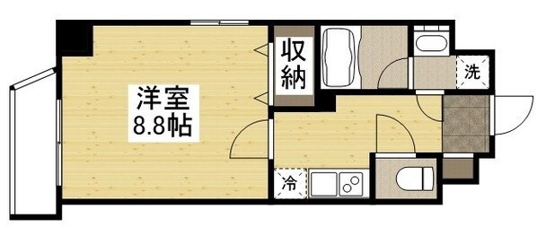 THE MODERN 表町の物件間取画像